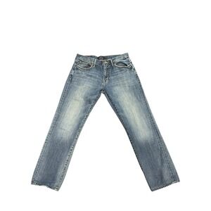 Lucky Brand Jeans 32x29 Mens Straight Fit Blue Denim 100% Cotton